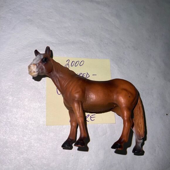 Schleich Brown QUARTER HORSE MARE - Animal figure 2000 Retired 13251 - Picture 3 of 4